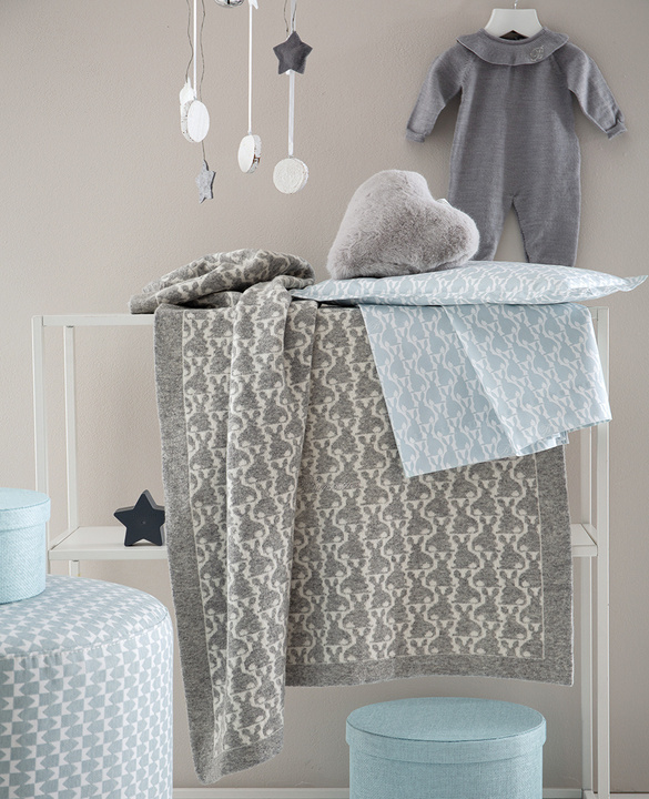 Kocyk dziecięcy Blumarine Bianconiglio Pink