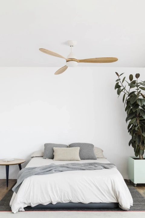 Wentylator sufitowy Faro Barcelona Poros LED L White Fan SMART