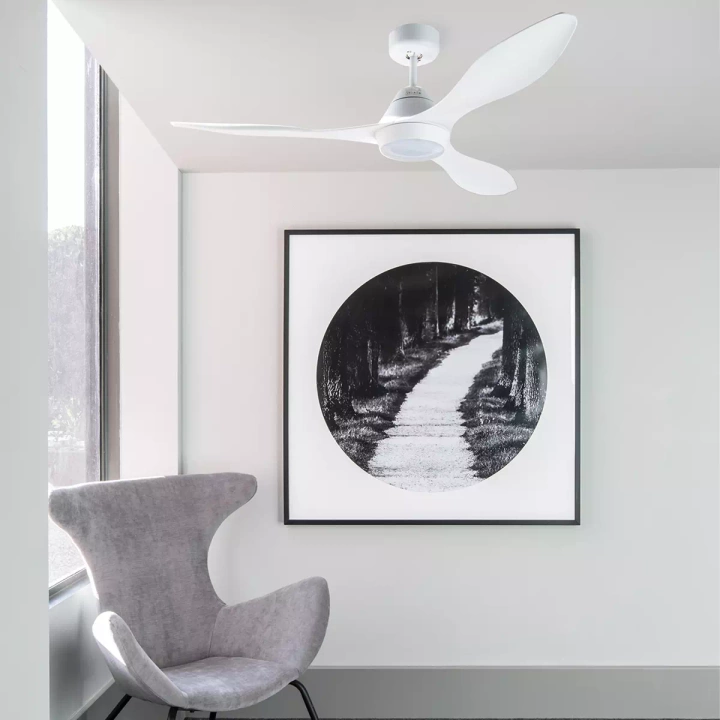 Wentylator sufitowy Faro Barcelona Polaris L White