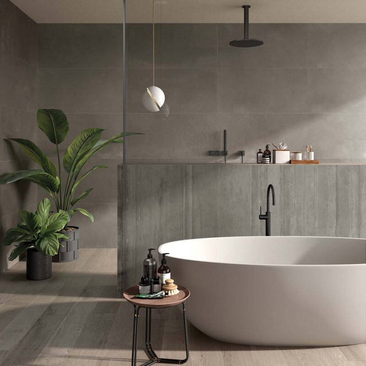 ABK LAB325 Base Taupe - płytka ceramiczna/gres 60x60 cm rett. 9 mm naturale