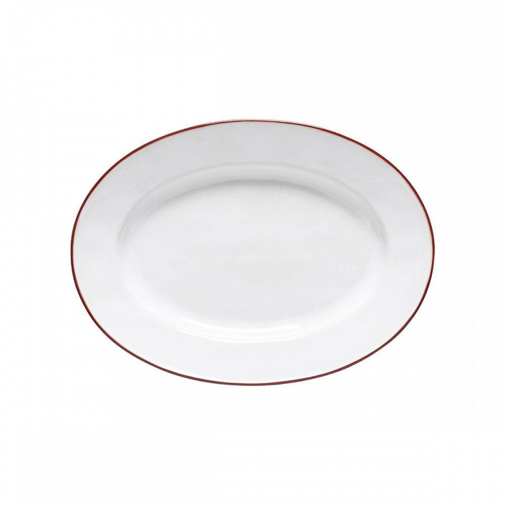 Tacka Costa Nova Beja White Red 30 cm