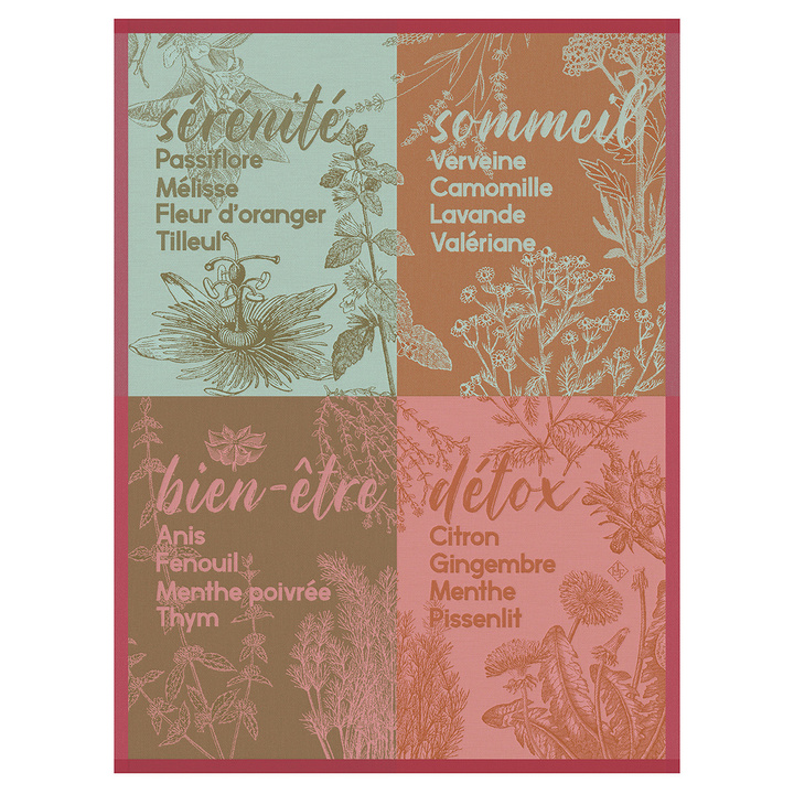 Ściereczka kuchenna Le Jacquard Français Sérénités Pink