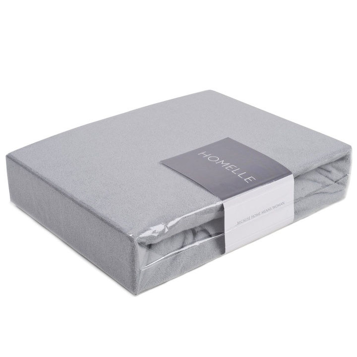 Prześcieradło Frotte ze ściągaczem Homelle Białe