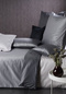 Komplet pościeli adamaszkowej Curt Bauer Ferrara Stahlgrau
