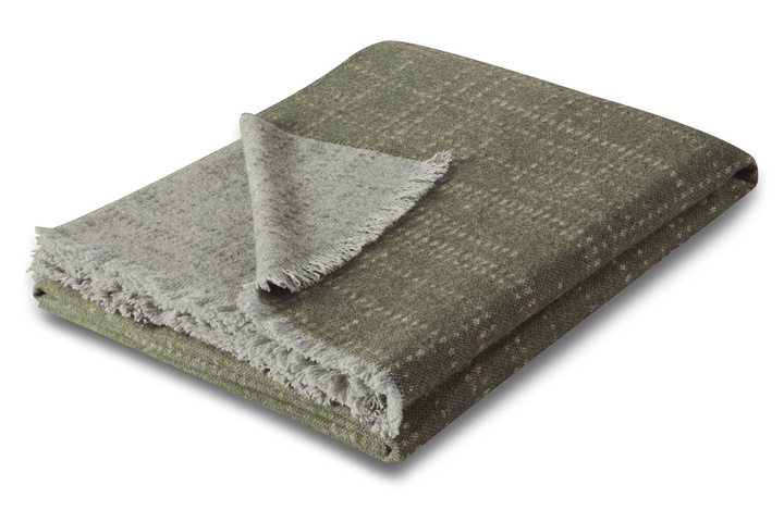 Pled Biederlack Nore Oliv