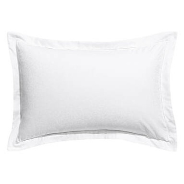 Poszewka bawełniana Le Jacquard Français Portofino White