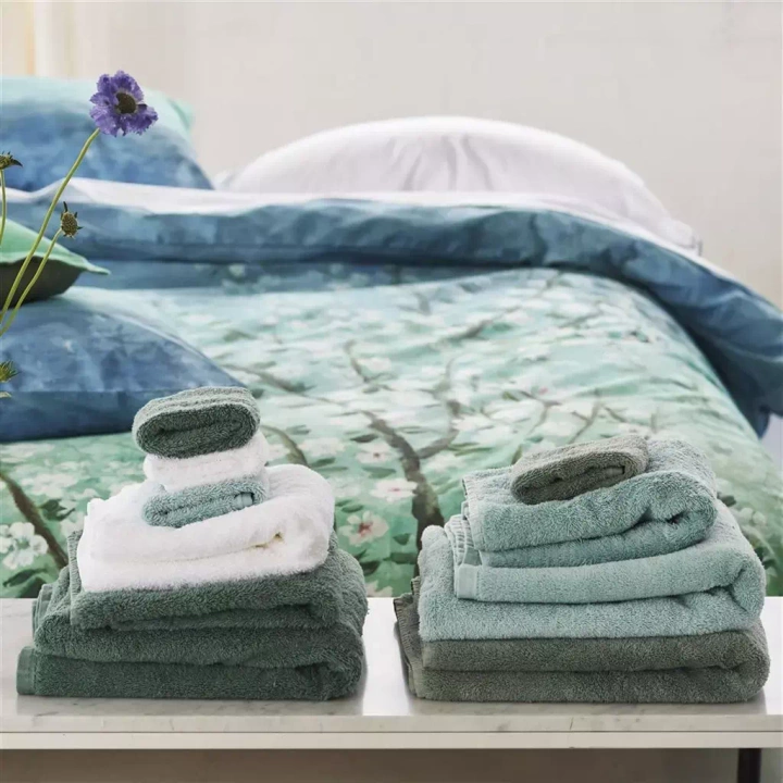 Ręcznik bawełniany Designers Guild Loweswater Antique Jade