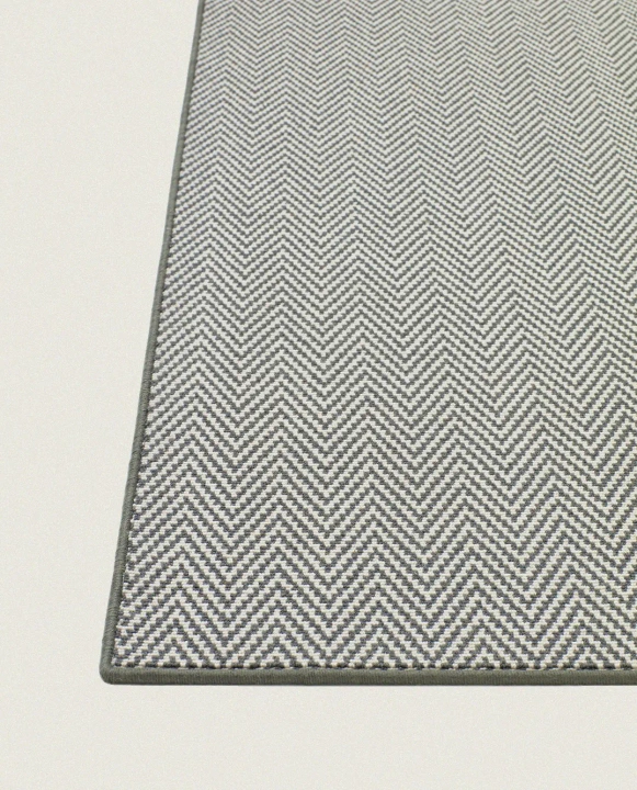 Dywan wełniany Rols Diana Herringbone Heavy Metal pod wymiar