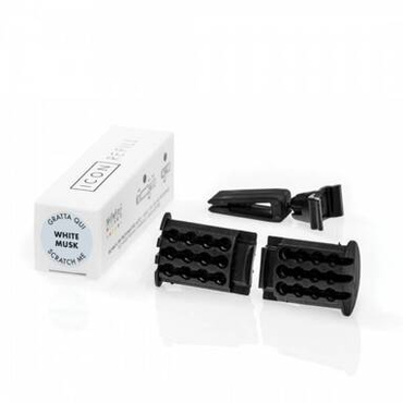 Uzupełniacz do odświeżacza Millefiori Milano Car Icon White Musk