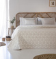 Narzuta pikowana JVR Tejidos Nilo Beige