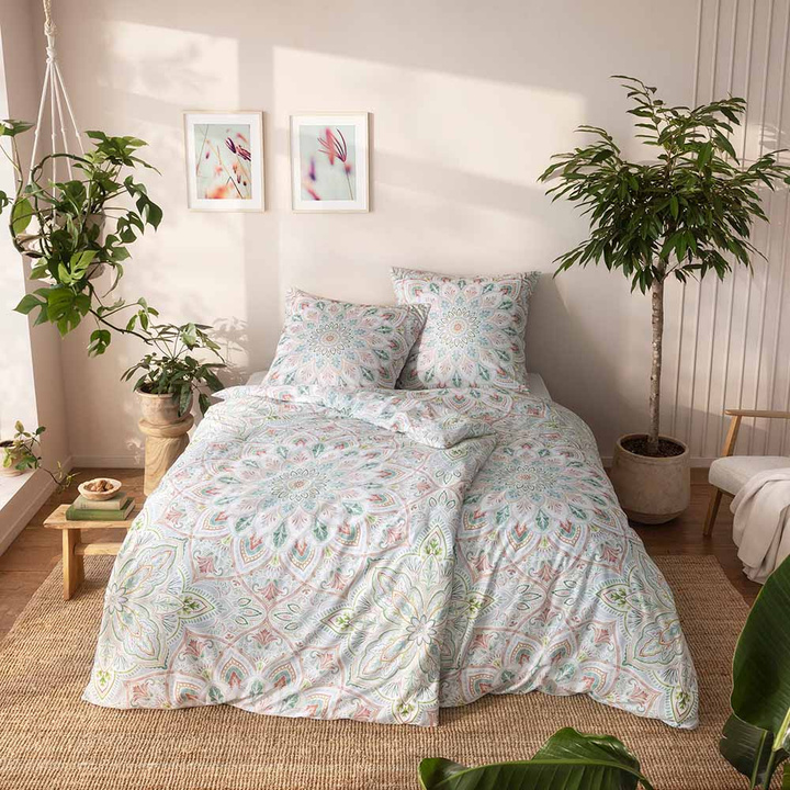 Komplet pościeli z bawełny organicznej GOTS Estella Naturlish Jamiro