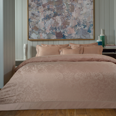 Komplet pościeli żakardowej Valeron Valencia Light Brown Ostatnie Sztuki