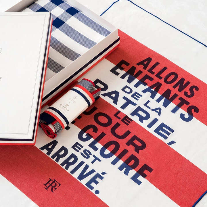 Ściereczka kuchenna Le Jacquard Français Elysée Patrie Tricolor