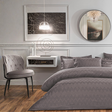 Komplet pościeli żakardowej Valeron Davis Anthracite