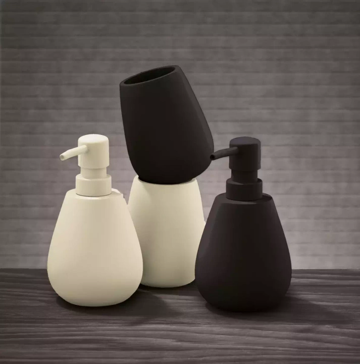 Dozownik do mydła Kleine Wolke Drip Black