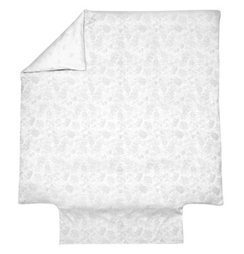 Poszwa żakardowa Blanc Des Vosges Hesperide Perłowa