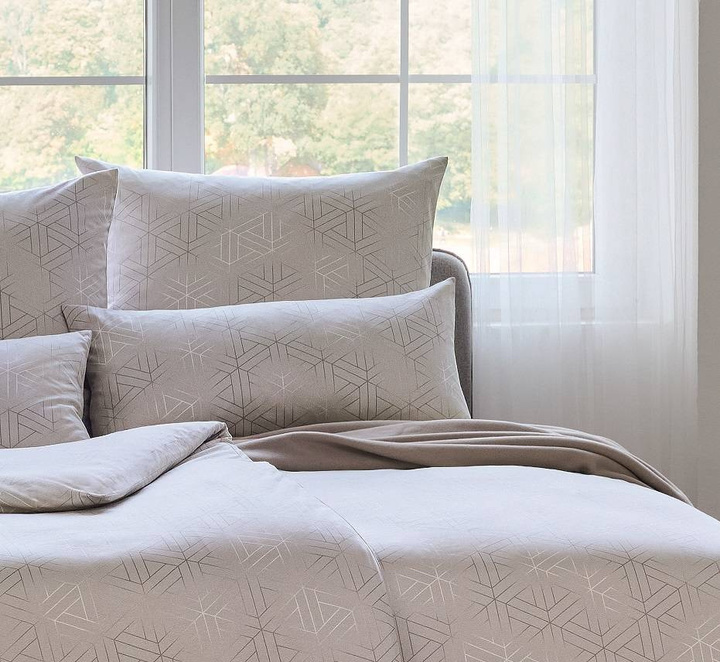 Komplet pościeli Jersey Estella Pippa Ecrue Ostatnie Sztuki 