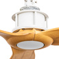 Wentylator sufitowy Faro Barcelona Just Fan M White/light wood fan DC