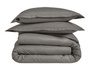Pościel perkalowa Blanc Des Vosges Uni Grafitowa