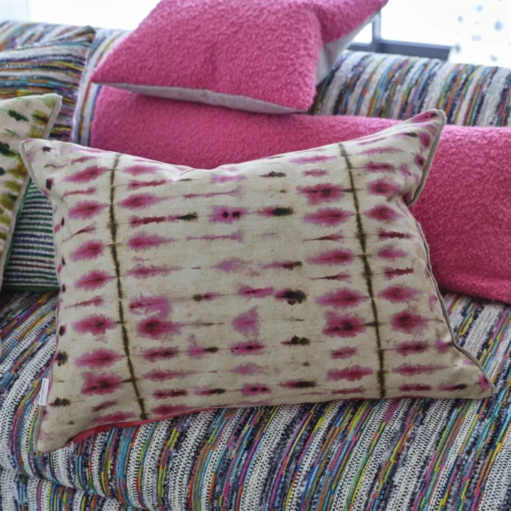 Poduszka dekoracyjna Designers Guild Shibori Fuchsia