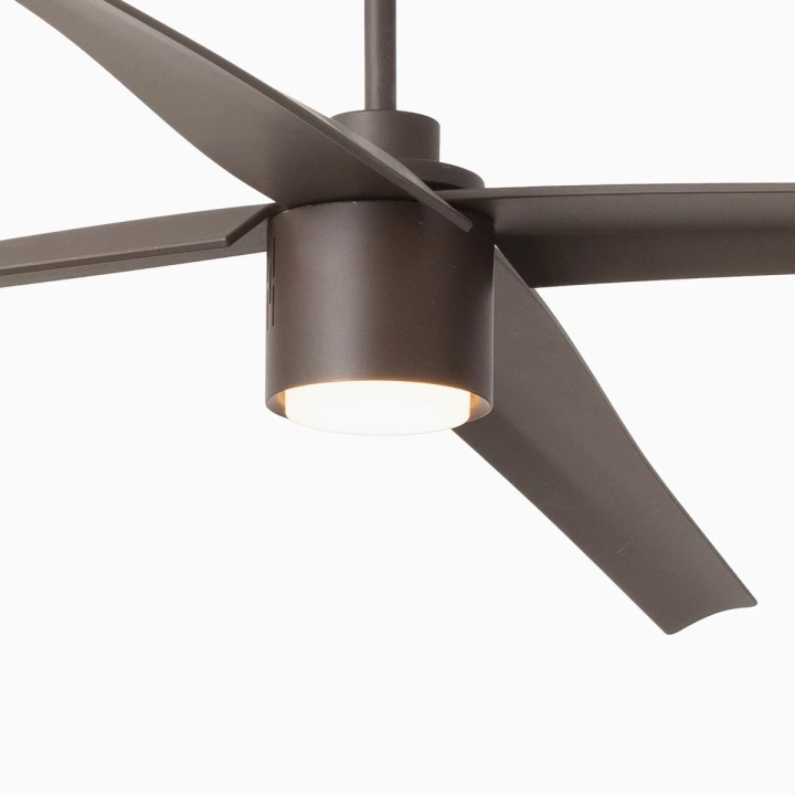 Wentylator sufitowy Faro Barcelona Attos LED XL Brown fan DC SMART