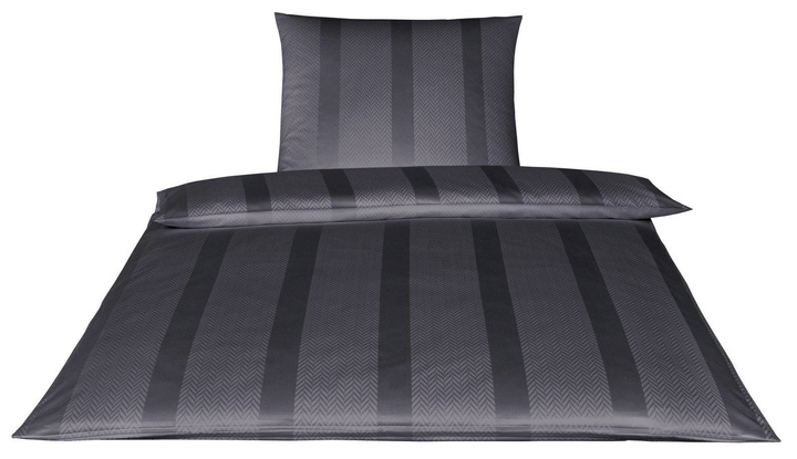 Poszewka satynowa Elegante Metropolis Black