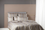 Pościel satynowa Elegante Multistripe Gold 100% bawełna