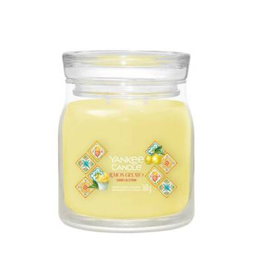 Świeca zapachowa Yankee Candle Autumn Lemon Gelato średnia Ostatnie Sztuki