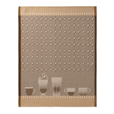 Ręcznik kuchenny Le Jacquard Français Barista Brown