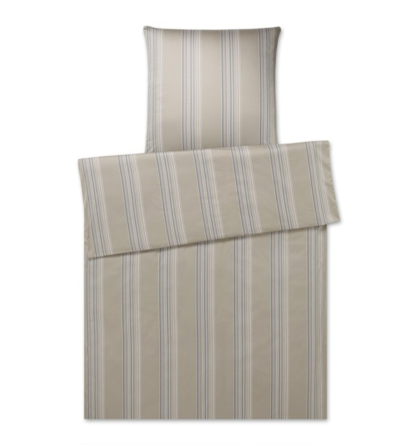Poszewka satynowa Elegante Multistripe Gold 100% bawełna