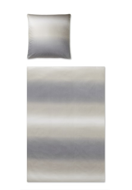 Pościel satynowa Elegante Horizont Grey 100% bawełna