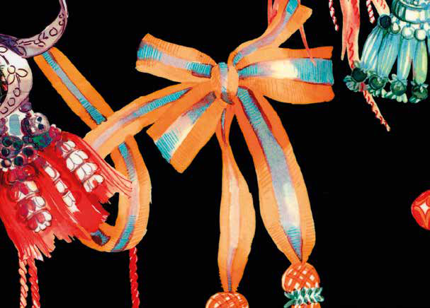 Narzuta satynowa Svad Dondi Festival Onyx