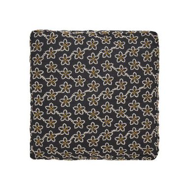 Poduszka dekoracyjna Alexandre Turpault Fleurs Black