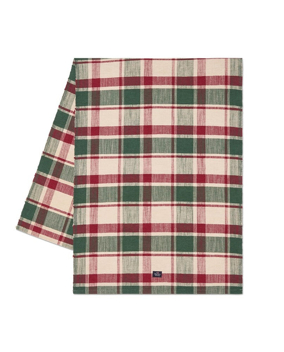 Bieżnik z bawełny organicznej Lexington Checked