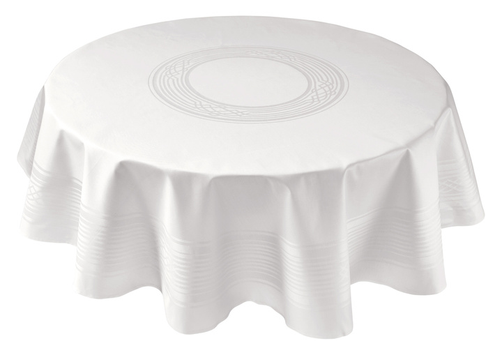 Obrus bawełniany Curt Bauer Fuga Weiß