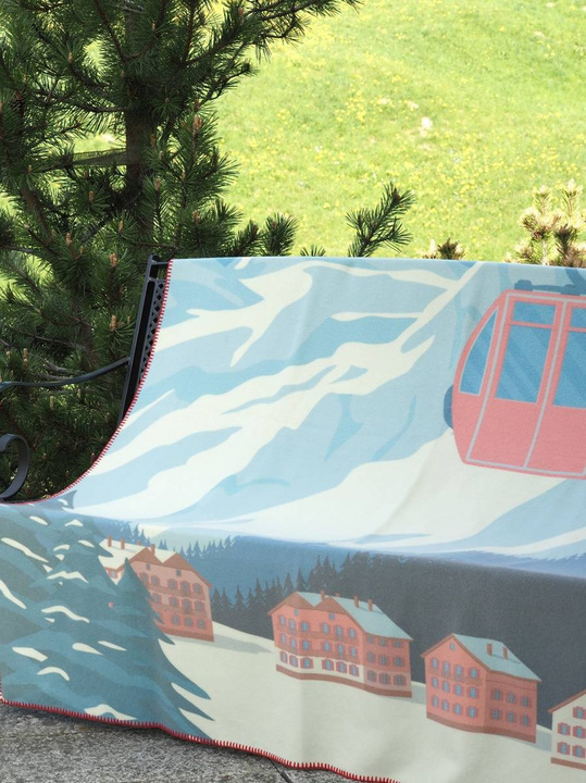 Koc bawełniany Eskimo Swiss Art 3