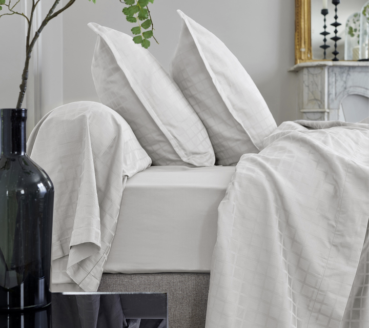 Pościel satynowa Blanc Des Vosges Palace Biała