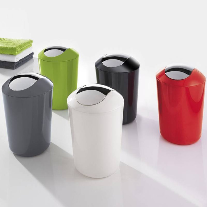 Kosz na śmieci Kleine Wolke Glossy White Ostatnie Sztuki