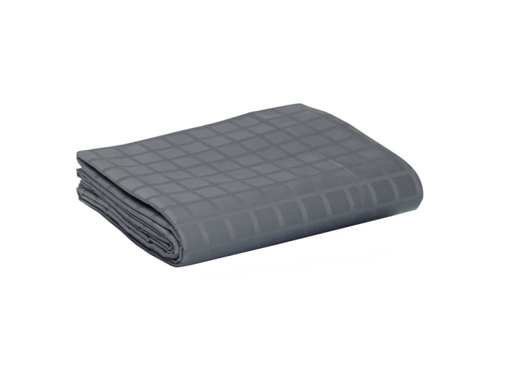 Pościel satynowa Blanc Des Vosges Palace Ciemnoszara 