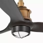 Wentylator sufitowy Faro Barcelona Just Fan M LED Old gold/black DC