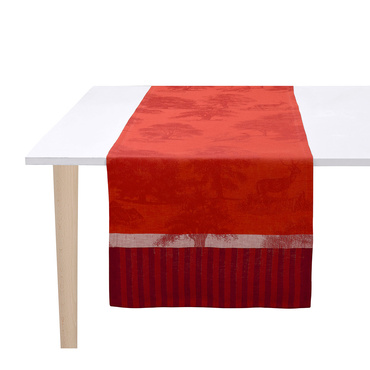 Bieżnik lniany Le Jacquard Français Souveraine Red