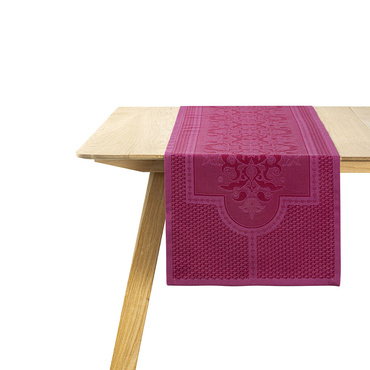 Bieżnik bawełniany Le Jacquard Français Palais Vénitien Pink