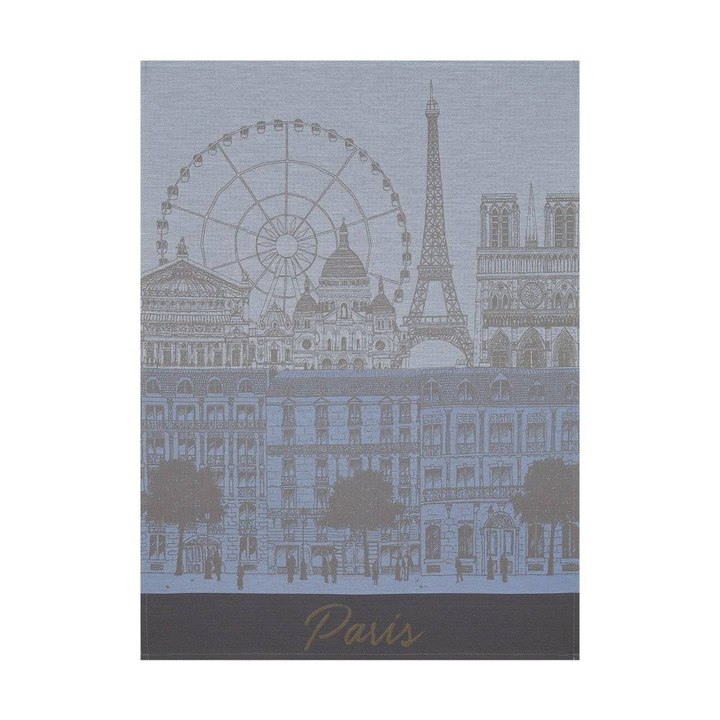 Ściereczka kuchenna Le Jacquard Français Paris Panorama Azure