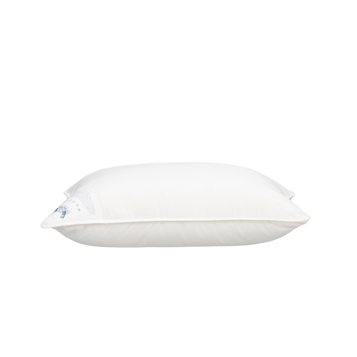 Poduszka z wełny alpaki My Alpaca biała lamówka (100% wełna, 100% satyna bawełniana)