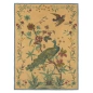 Koc lniany John Derian Peacock Toile Sepia