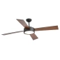 Wentylator sufitowy Faro Barcelona Hydra L LED Black Fan DC