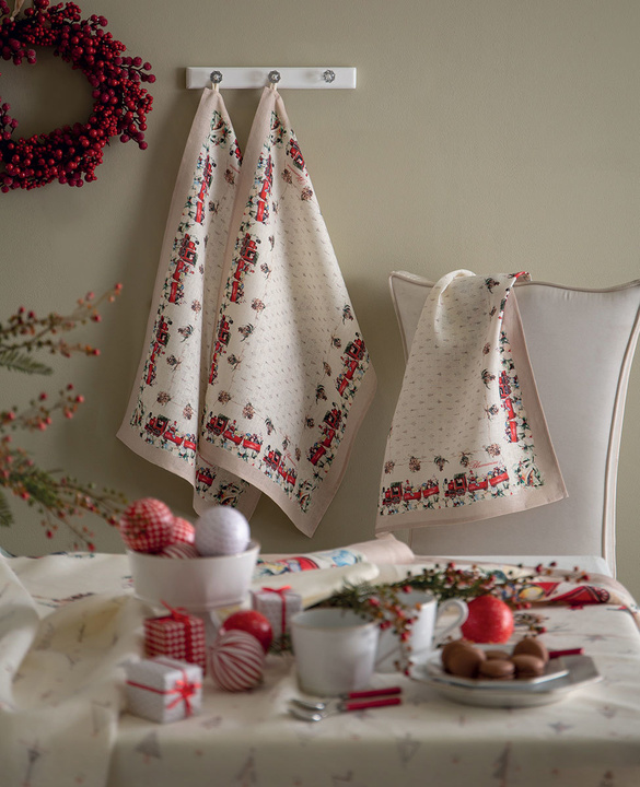 Ścierka kuchenna Blumarine Trenino Red
