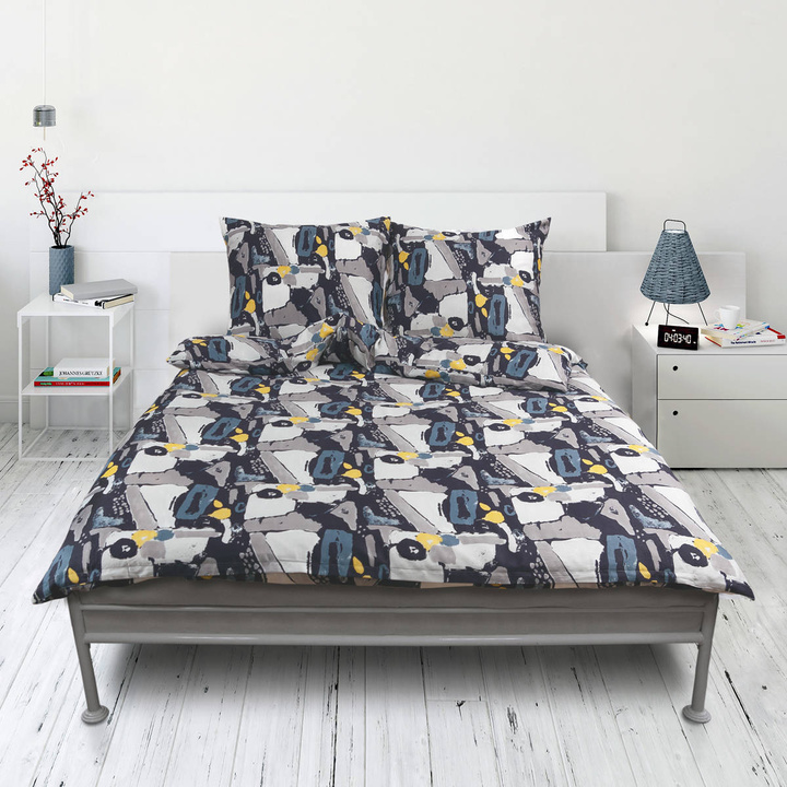 Pościel satynowa Andropol Lauren Multicolor