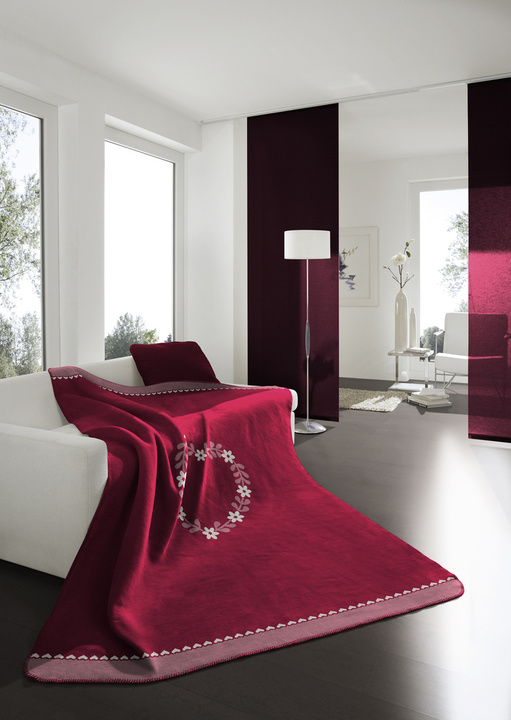 Koc bawełniany Biederlack Heart Warming