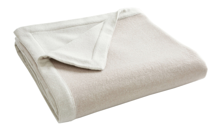 Narzuta wełniana Blanc Des Vosges Lima Beige